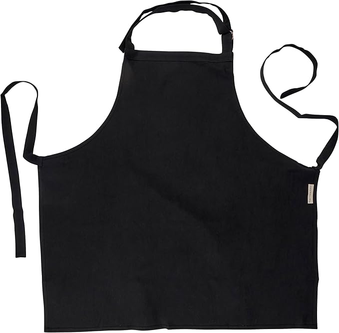 Primitives by Kathy Cooking & Grilling Apron, Every Butt Deserves A Good Rub Black BBQ Apron - Full Coverage with Adjustable Neck & Waist, Funny Pun Gift for Fathers Day, Birthday