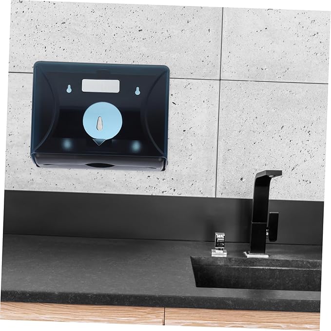 ERINGOGO Wall Mounted Paper Towel Dispenser Towel Holder for Bathroom and -Saving Design Capacity for Easy Access and Cleanliness