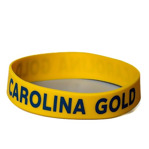 Culinary ID Bands Silicone Bottle Label, Clearly Printed “CAROLINA GOLD”, Labeling Band for 32 Ounce Squeeze Bottle, Reusable, Improves Efficiency, 1 Pack