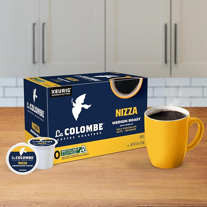 La Colombe® Coffee Roasters Nizza Medium Roast Coffee, Single Serve Keurig® K-Cup® Pods, 10-Count Box (Pack of 2)