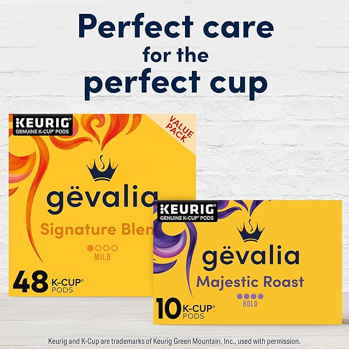 Gevalia Majestic Roast Bold Roast K‐Cup Coffee Pods, 10 ct Box
