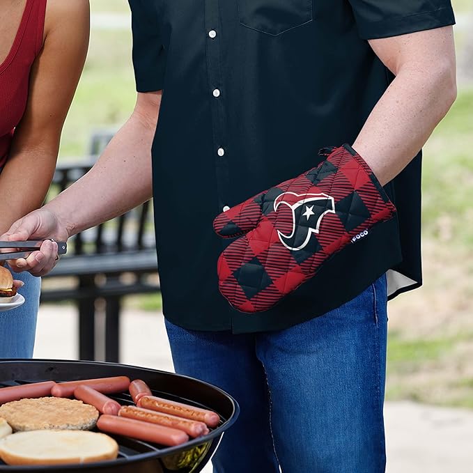 FOCO NFL Unisex-Adult NFL Team Logo Grilling Cooking Chef Gear - Oven Mitt