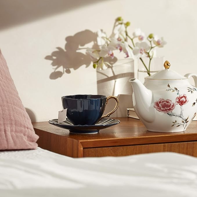 Lenox 891301 Sprig & Vine Teacup & Saucer | 1.05 LB
