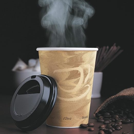 Solo 378MS-0029 8 oz Mistique SSP Paper Hot Cup (Case of 1000)