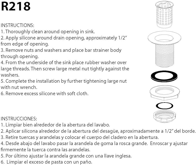 Westbrass R218-12 Junior Bar and Laundry Sink Drain Assembly with Removable Strainer Basket, Oil Rubbed Bronze