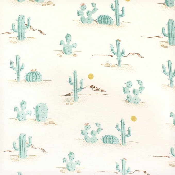 Hudson Baby Unisex Baby Cotton Toddler Pillow Case, Desert Cactus, One Size