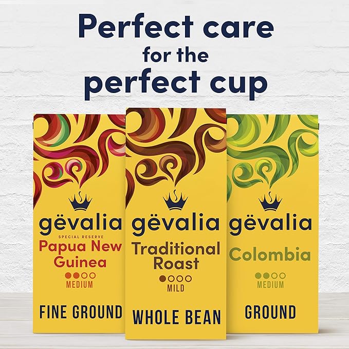Gevalia Mild Roast Whole Bean Coffee (12 oz Bag)