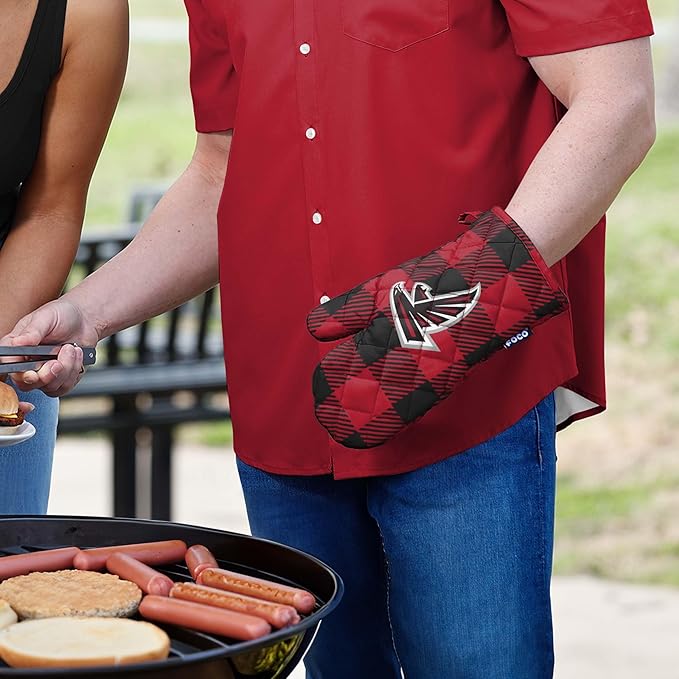 FOCO NFL Unisex-Adult NFL Team Logo Grilling Cooking Chef Gear - Oven Mitt