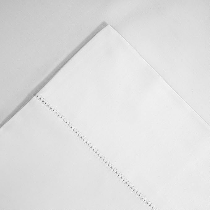 Pointehaven 600 TC Supima Cotton Pillow Case, King, White