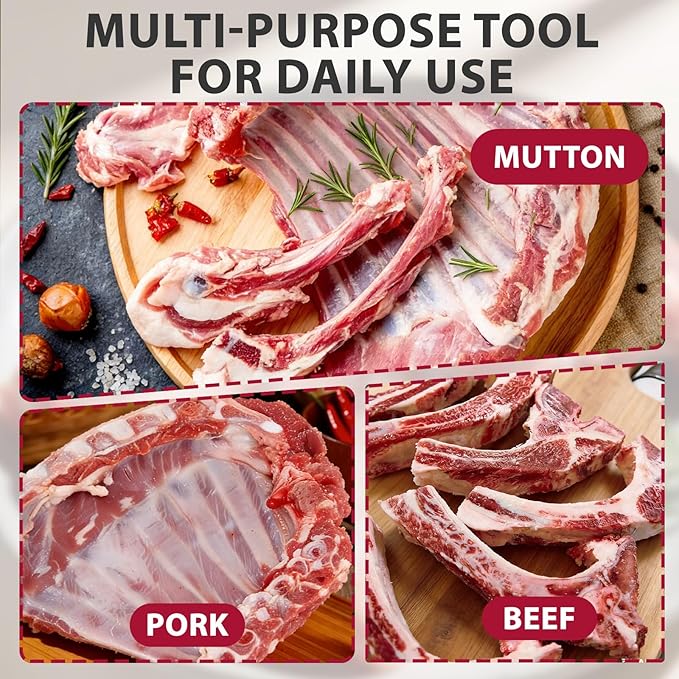Rib Membrane Removal Tool - High Duty Premium Stainless Steel BBQ Prep Kit for Effortless Grilling, Membrane Remover for Ribs