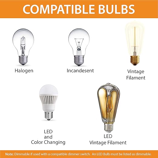 VAXCEL Huntley LED Compatible Gold Brass Farmhouse Mini Pendant Ceiling Light White Schoolhouse Glass