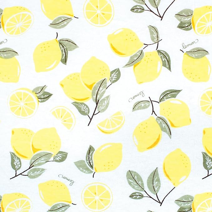 Hudson Baby Unisex Baby Cotton Toddler Pillow Case, Lemon, One Size