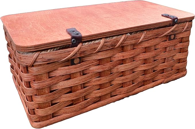 Amish Handwoven Mail Basket/ Mailbox Basket. Measures 18.5 X 8.5 X 5.75. Accent Your Country Decor with This Well Crafted Handmade Basket. Replace Your Old Rusted Box with This Unique Handwoven Mailbox Basket. Not Only Can It Be Used As a Mailbox, It I...