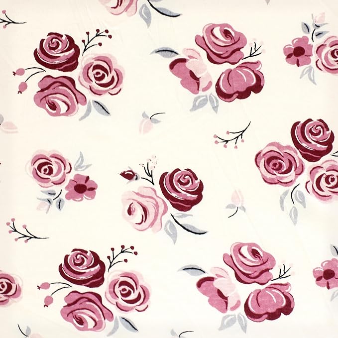 Hudson Baby Unisex Baby Cotton Toddler Pillow Case, Rose, One Size
