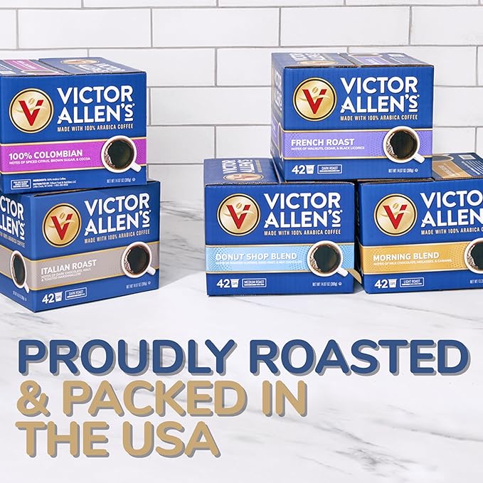 Victor Allen's Coffee Autumn Favorites Variety Pack, Medium Roast, 36 Count, Single Serve Coffee Pods for Keurig K-Cup Brewers (Pack of 2)