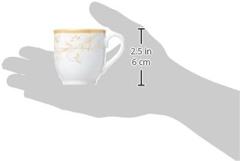 Lorenzo Import Floral Design Espresso Set (Service for 6), Gold