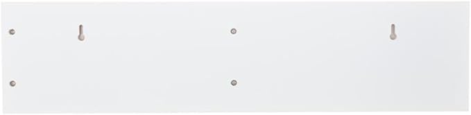 Kiera Grace kieragrace Sydney Mail Shelf, 3 Hooks WALL Organization, White
