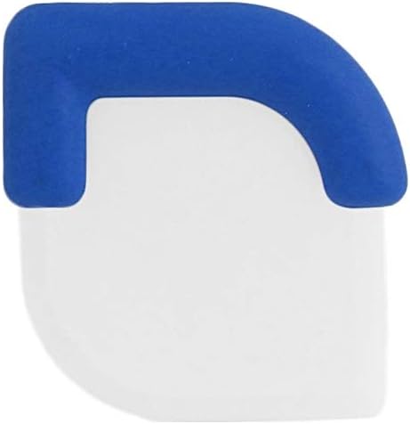 Handy Housewares Scraper Durable 3" Nylon Plastic Pan Scraper Tool with Anti-Slip Handle, Random Color, Dish Scraper Plastic (3-pack)