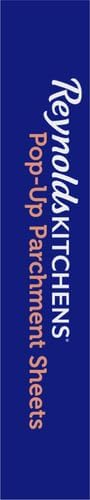 Reynolds Kitchens Pop-Up Parchment Paper Sheets, 10 x 13 Inches, 30 Count (Pack of 2)