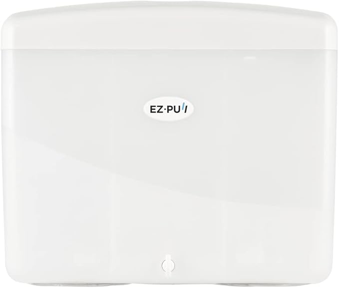 EZ-Pull Countertop MULTIFOLD Paper Towel Dispenser for Kitchen/Bathroom/Office/RV/Airbnb, White 4500-EZ