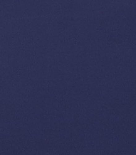 Fresh Ideas Poplin Tailored 2-Pack Pillow Sham, Standard, Navy