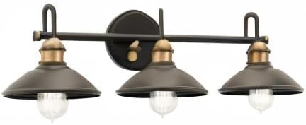 Kichler Lighting Clyde 26.25" 3 Light Vanity Light in Olde Bronze®