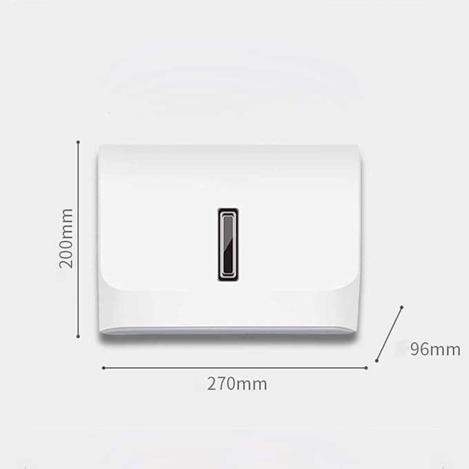 Sturdy Paper Towel Holders Paper Towel Dispenser Large Capacity Toilet Tissue Box, Paper Towel Dispenser for Kitchen, Home and Commercial Paper Holder High Capacity (Red)