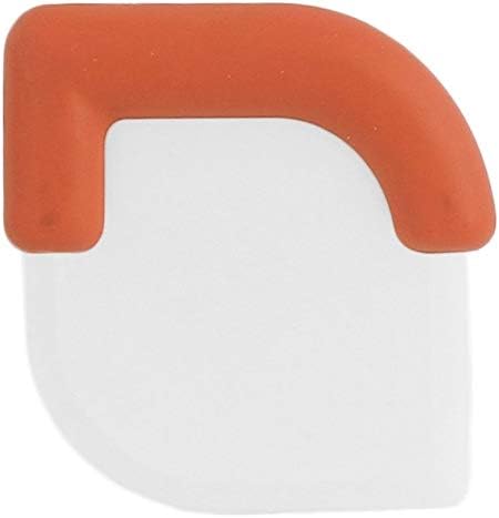 Handy Housewares Scraper Durable 3" Nylon Plastic Pan Scraper Tool with Anti-Slip Handle, Random Color, Dish Scraper Plastic (3-pack)