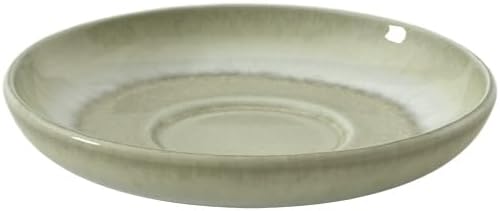 like. by Villeroy & Boch Perlemor Alga espresso cup saucer, 12 cm Ø, green