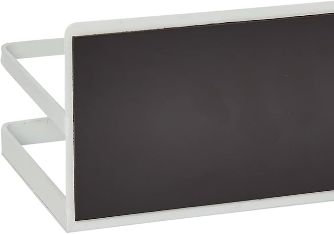 Household Essentials Metal Magnetic Spice Organizer, White