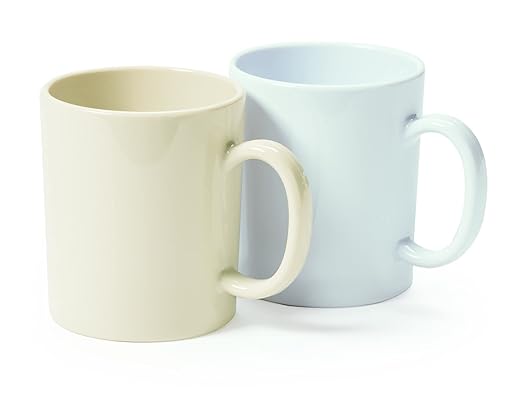 G.E.T. TM-1316-W Commercial Coffee Mug, 12 Ounce, White (Set of 12)