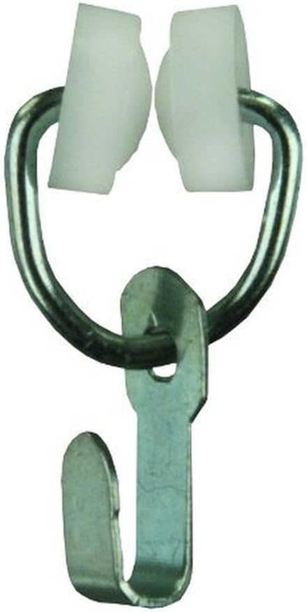 JR Products 81155 Wheeled Curtain Carrier - Type B with Hook