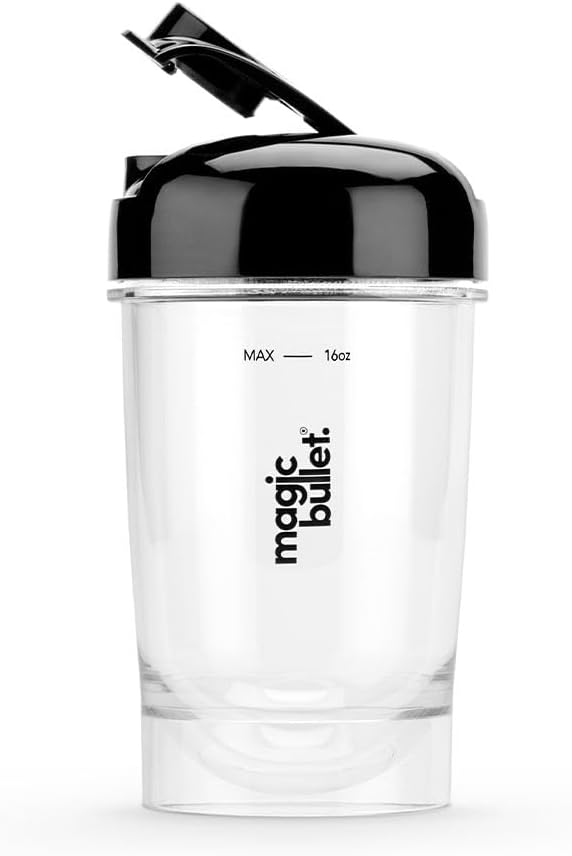 magic bullet Mini Juicer, Countertop Space-Saving, 2" Feed Chute for Fruits and Vegetables, 400W, 16oz Cup, Compact Design, Black, MBJ50100AK