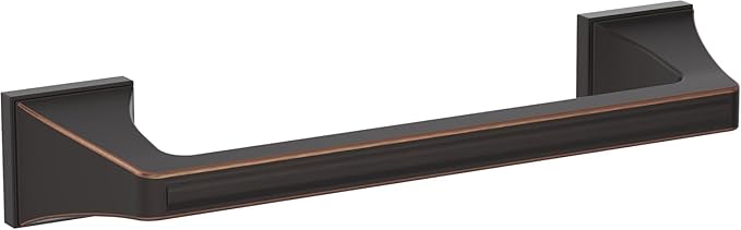 Amerock Mulholland Oil-Rubbed Bronze 9 inch (229mm) Towel Bar, BH36025ORB