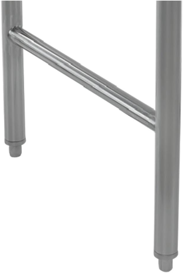 Empura 72" Wide Stainless Steel Soiled Dishtable with Backsplash | Straight Design Left Hand Side Commercial Worktop table for Restaurant Diner Cafeteria Kitchen | 72"W x 30"D x 41.5"H, 16 Gauge, NSF