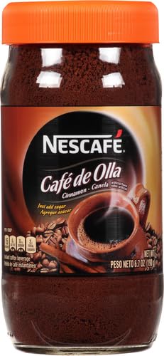 Nescafe Café De Olla Instant Coffee, Cinnamon, 6.7 oz (Pack of 2)