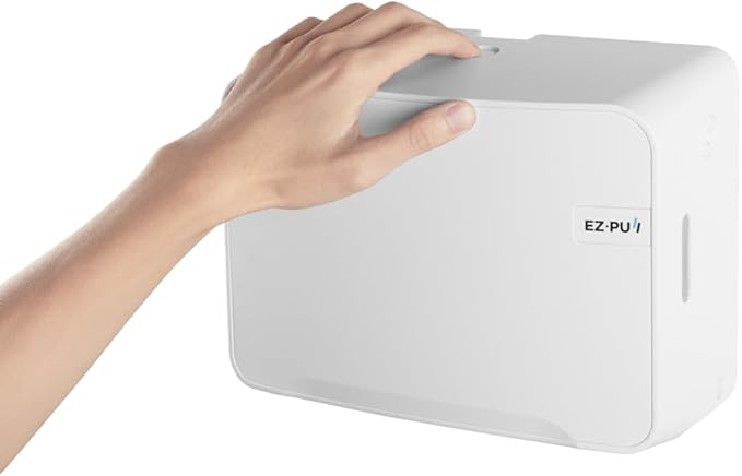 EZbrnd Wall Mount MULTIFOLD Paper Towel Dispenser for Kitchen/Bathroom/Office/RV/Airbnb, White, 3200-EZ