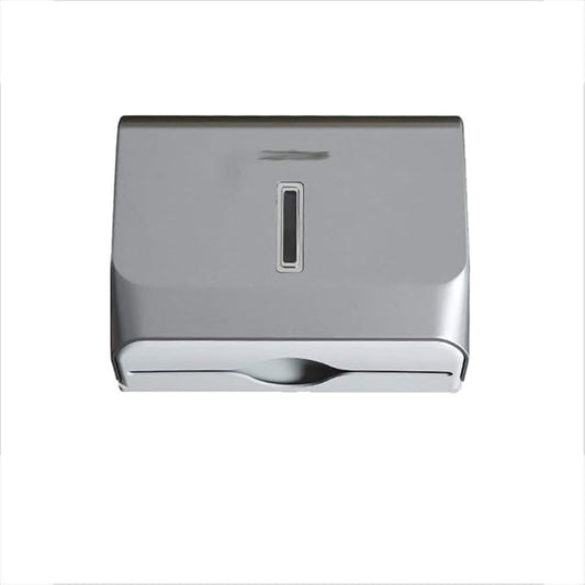 Sturdy Paper Towel Holders Paper Towel Dispenser Large Capacity Toilet Tissue Box, Paper Towel Dispenser for Kitchen, Home and Commercial Paper Holder High Capacity (Silver)