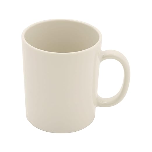 G.E.T. TM-1316-IV Commercial Coffee Mug, 12 Ounce, Ivory (Set of 12)