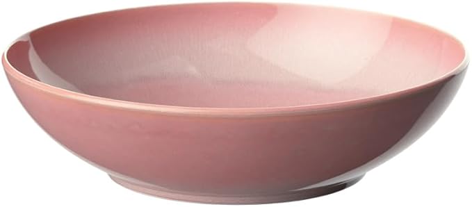 like. by Villeroy & Boch Perlemor Coral Low Serving Bowl, Premium Porcelain, Made in Germany, Dishwasher and Microwave Safe, 10.25 x 2.75 in