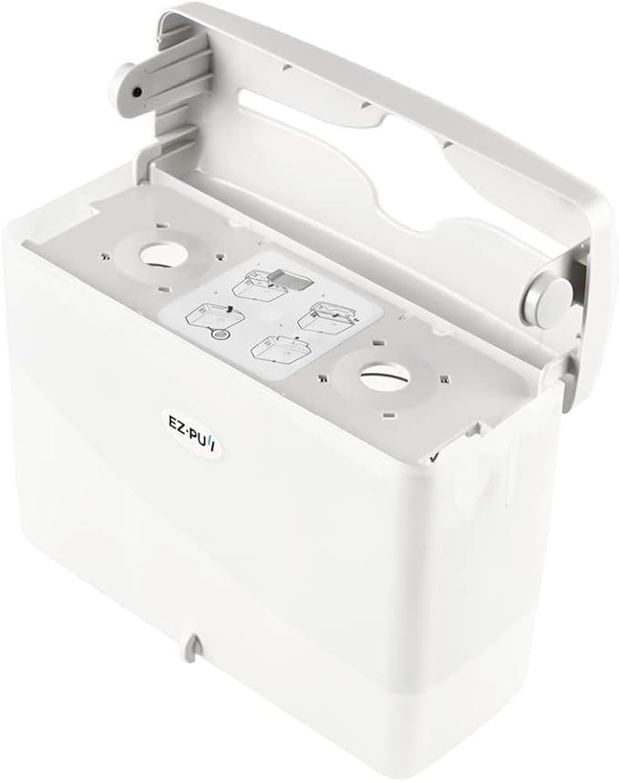 EZ-Pull Countertop MULTIFOLD Paper Towel Dispenser for Kitchen/Bathroom/Office/RV/Airbnb, White 4500-EZ