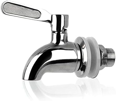 Tru-Steel Stainless Steel Spigot - Fits BERKEY Systems, Alexapure Pro, ProPur Systems & Beverage Dispensers with 5/8" Openings