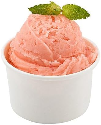 Coppetta 5-Ounce Dessert Cups, 200 Disposable Ice Cream Cups - Lids Sold Separately, Sturdy, White Paper Frozen Yogurt Bowls, For Hot And Cold Foods, Perfect For Gelato Or Mousse - Restaurantware