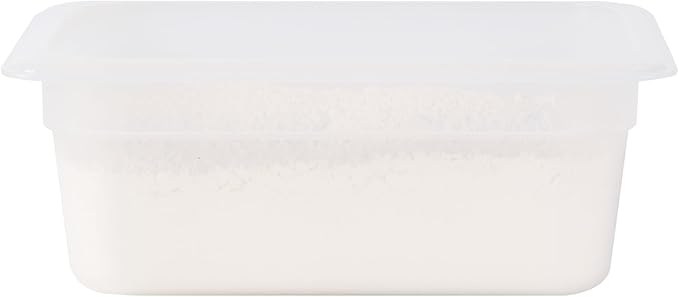 Restaurantware Food Storage Container 10 Pack of 10.3 x 6.2 x 3.9 Inches Plastic Stackable Storage Box White Reusable Label Container Dishwasher Safe For Restaurants And Kitchens