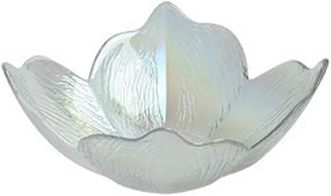 Bowls for Kitchen Glass Mixing Bowl Gold Rim Crystal Transparent Glass Bowl Creative Petal Dish Household Salad Fruit Dessert Ice Cream Bowls Tableware for Snack, Dessert (Color : 1) (D)