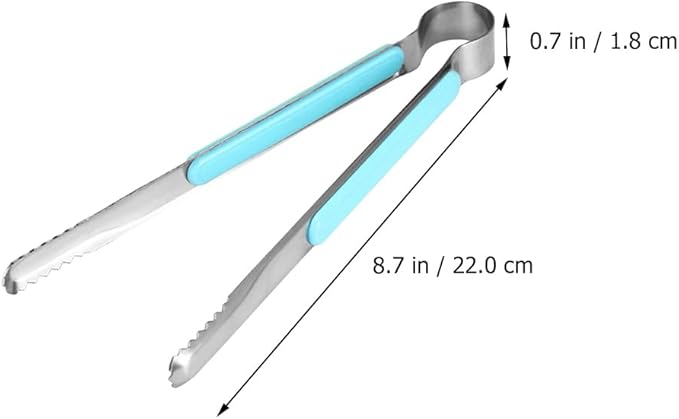 3pcs Stainless Steel Kitchen Tongs Set - 6 Inch Portable Food Serving Clips, Ideal for BBQ, Cooking, and Serving Appetizers, Non-Slip Grip