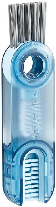 3-in-1 Cup Lid Cleaning Brush(3Pcs, Blue)-Multifunctional Bottle Gap Cleaner Tool for Water Bottle, Lid Crevice, and Hard-to-Reach Spaces