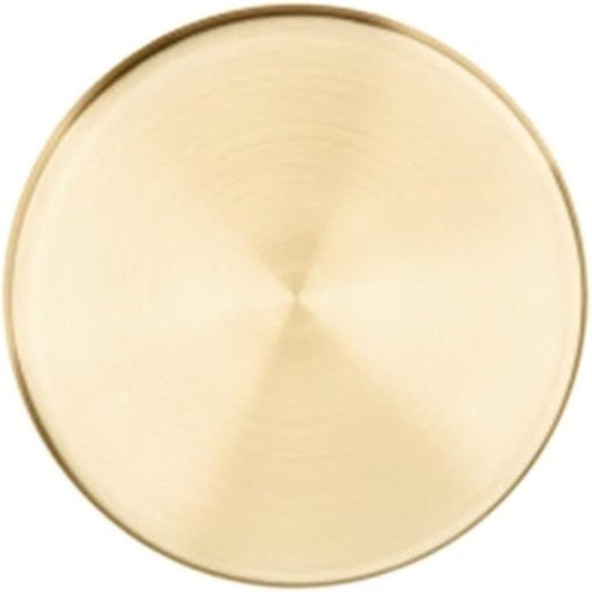 Food Tray Kitchen Stainless Steel Storage Tray Decorative Trays Organizer Jewelry Display Plate Round Shape Gold Tray Kitchen Storage (Size : Medium) (Gold Medium)