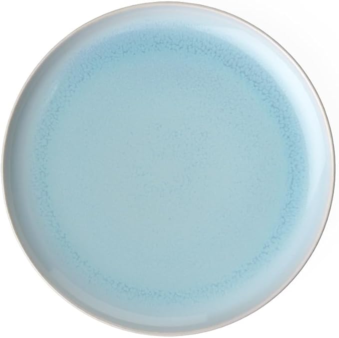 Like Villeroy & Boch Group Crafted Blueberry Dinner Plate, Premium Porcelain, 10.25 in Diameter, Turquoise