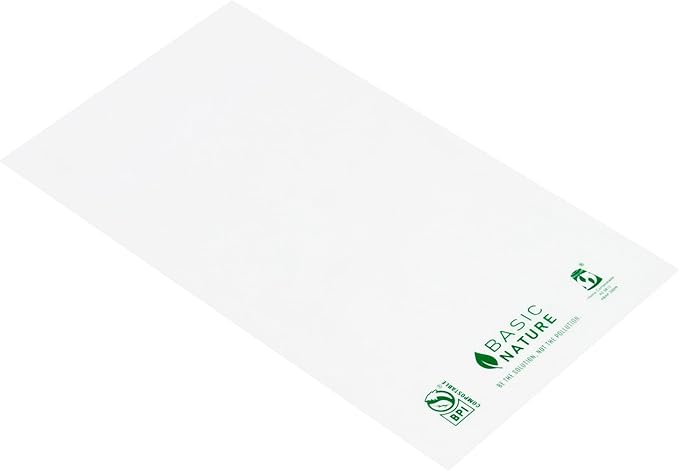 Restaurantware Food Storage Bags 100 Count 6 x 4 Inches Translucent Adhesive Bags Plastic Reusable Translucent for Cold Food Storage